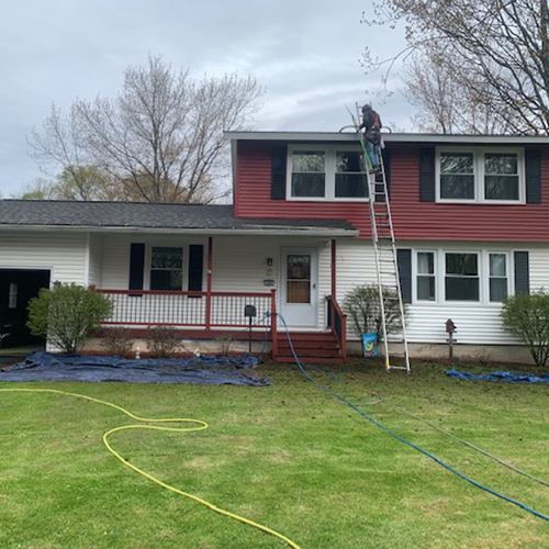Commercial Roof Cleaning Services near me Syracuse Manlius Camillus Central New York