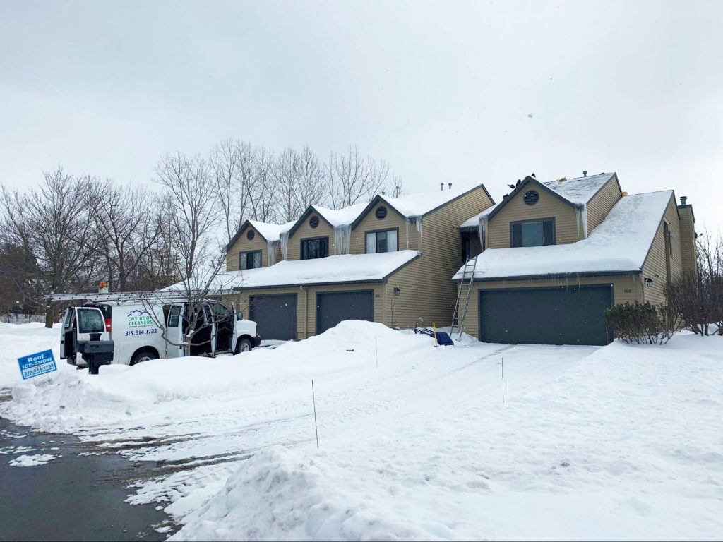 Commercial Roof Snow & Ice Removal Services near me Syracuse Manlius Camillus Central New York